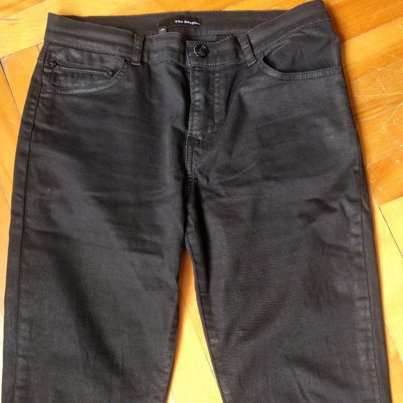 The Kooples Black Skin Leath Pants sz 26 - Picture 7 of 8